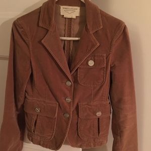 BCBGMaxAzria Velvet Stretch Crop Jacket Womens S